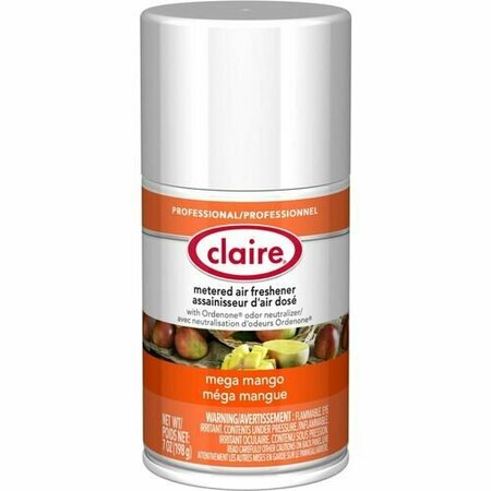 CLAIRE MFG CO Air Freshener, Metered, Mega Mango, 7 oz, 12PK CGCCL116CT